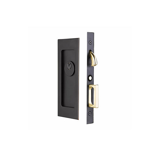 Modern Rectangular Pocket Door Mortise Lock