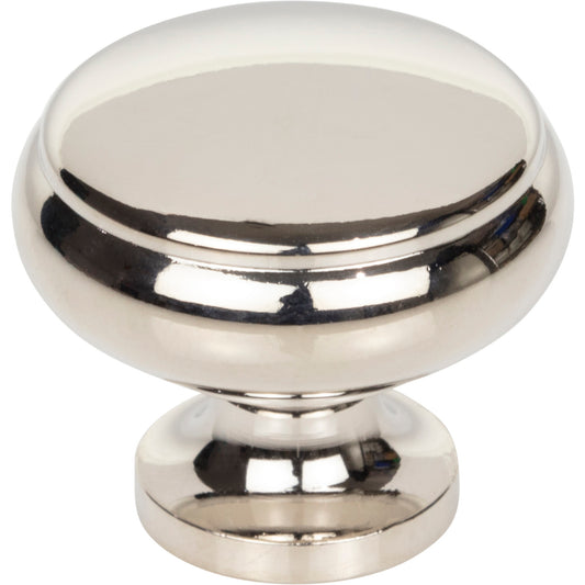 Top Knobs Cumberland 1 1/4" Diameter Round Knob - Polished Nickel