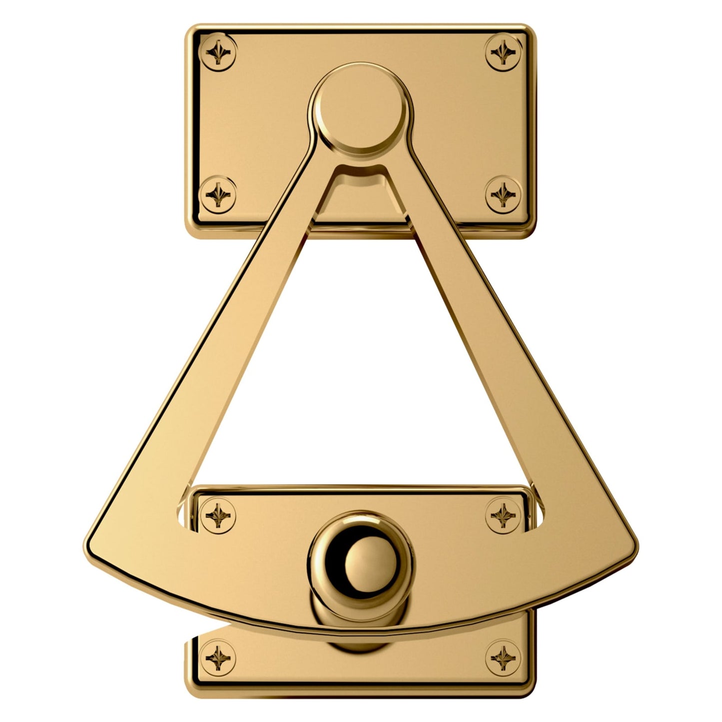 Baldwin Dutch Door Quadrant in Lifetime (PVD) Polished Brass