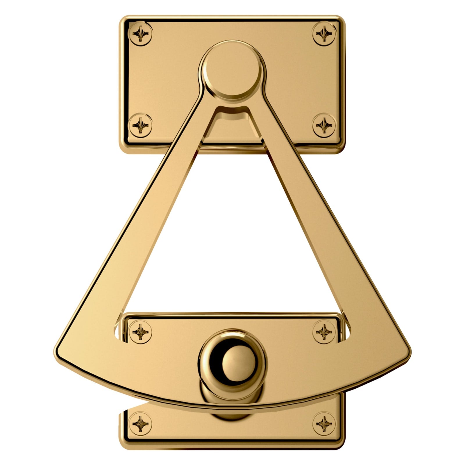 Baldwin Dutch Door Quadrant in Lifetime (PVD) Polished Brass