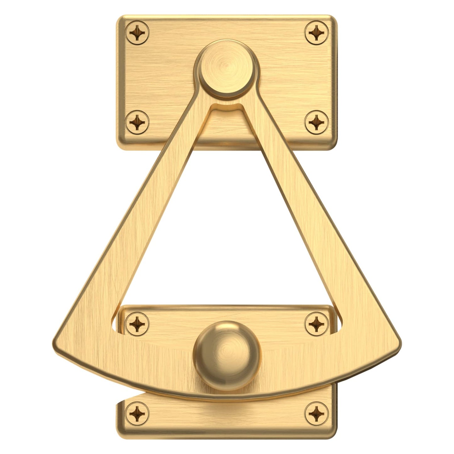 Baldwin Dutch Door Quadrant in Lifetime (PVD) Satin Brass