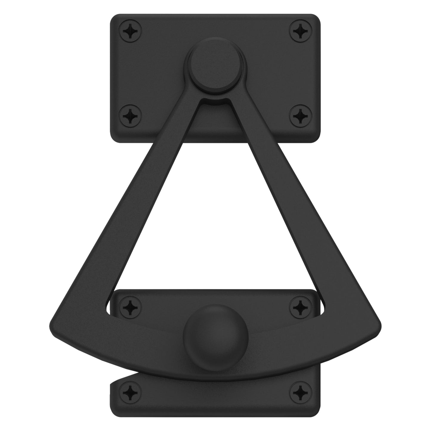 Baldwin Dutch Door Quadrant in Satin Black
