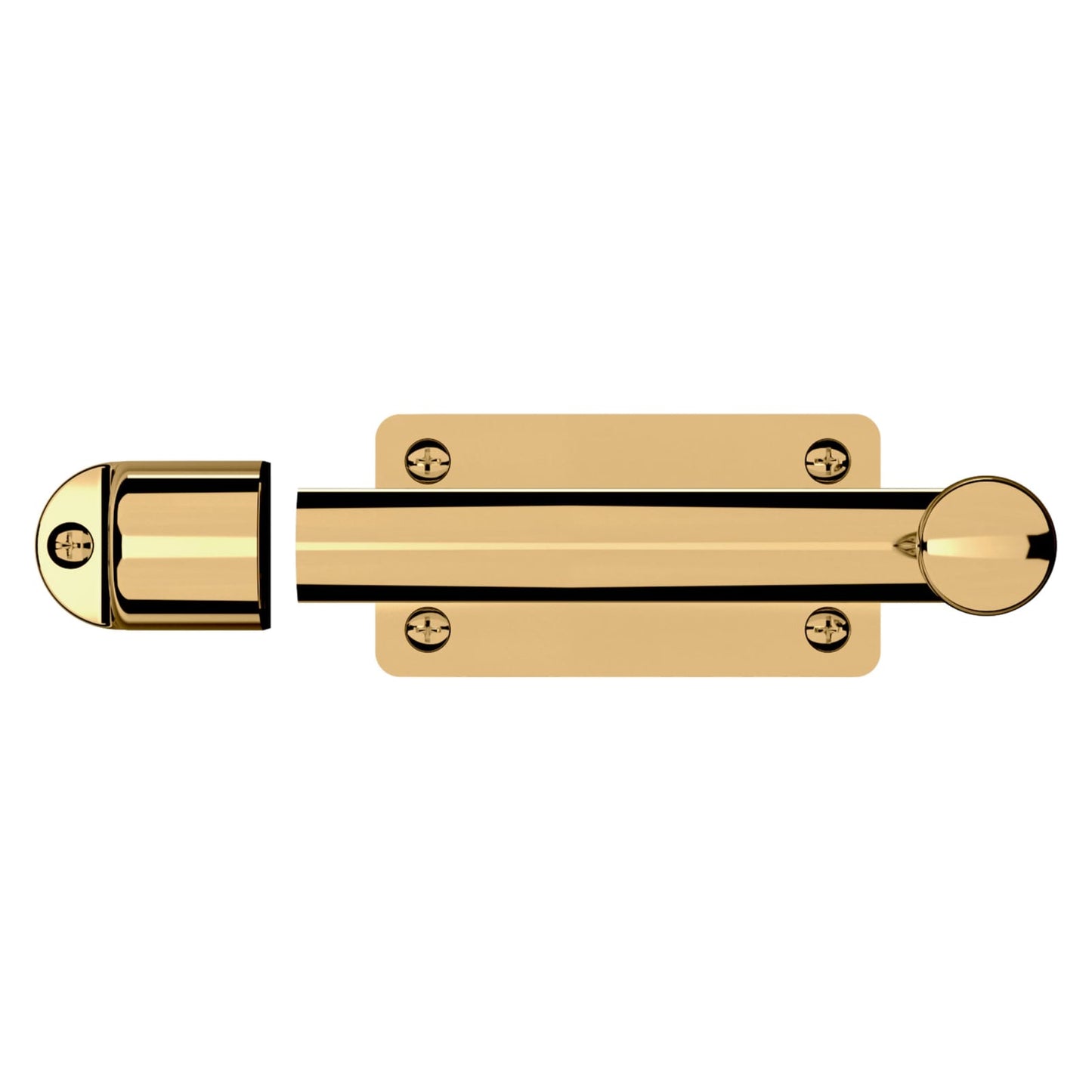 Baldwin Heavy Duty Dutch Door Bolt in Lifetime (PVD) Polished Brass