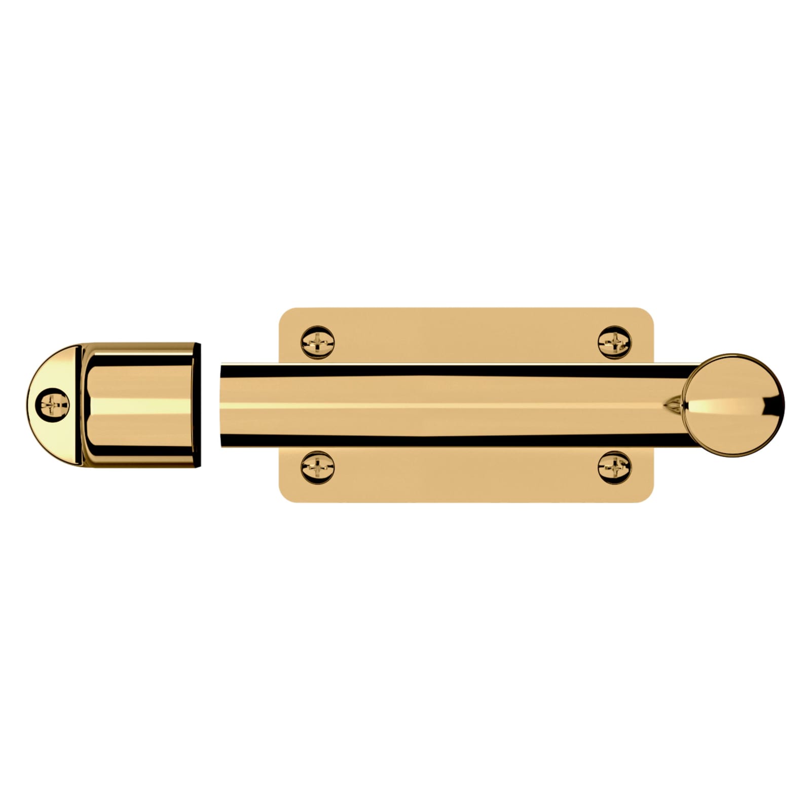 Baldwin Heavy Duty Dutch Door Bolt in Lifetime (PVD) Polished Brass