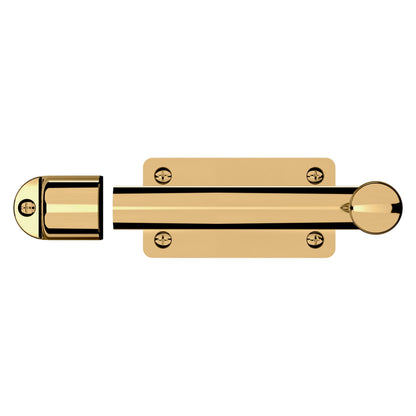Baldwin Heavy Duty Dutch Door Bolt in Lifetime (PVD) Polished Brass