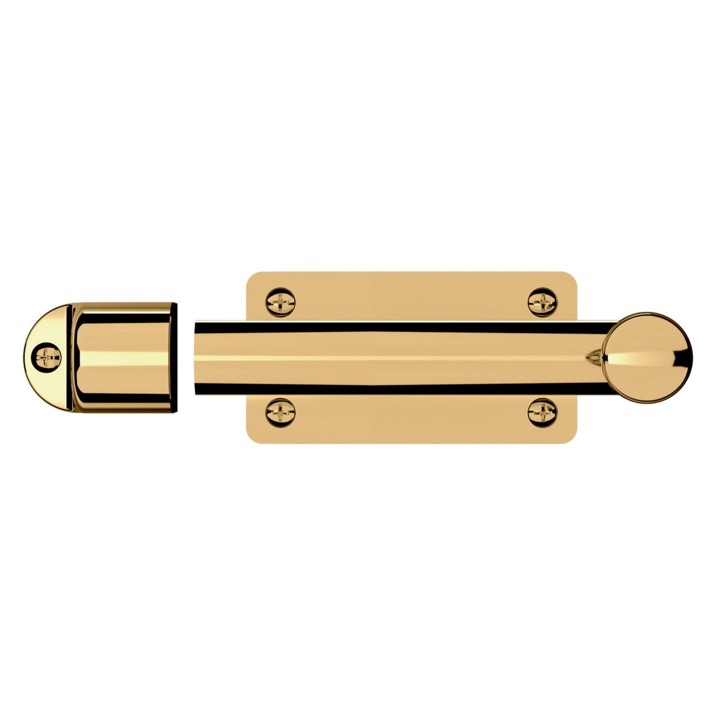 Baldwin Heavy Duty Dutch Door Bolt in Non-lacquered Brass