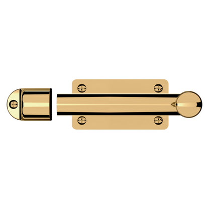 Baldwin Heavy Duty Dutch Door Bolt in Non-lacquered Brass