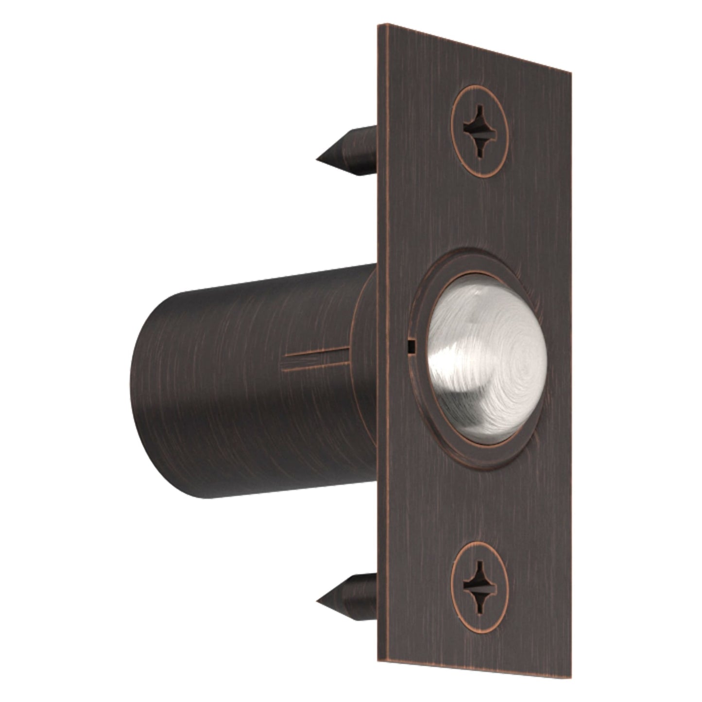 Baldwin Adjustable Ball Catch, Door Mounted in Venetian Bronze