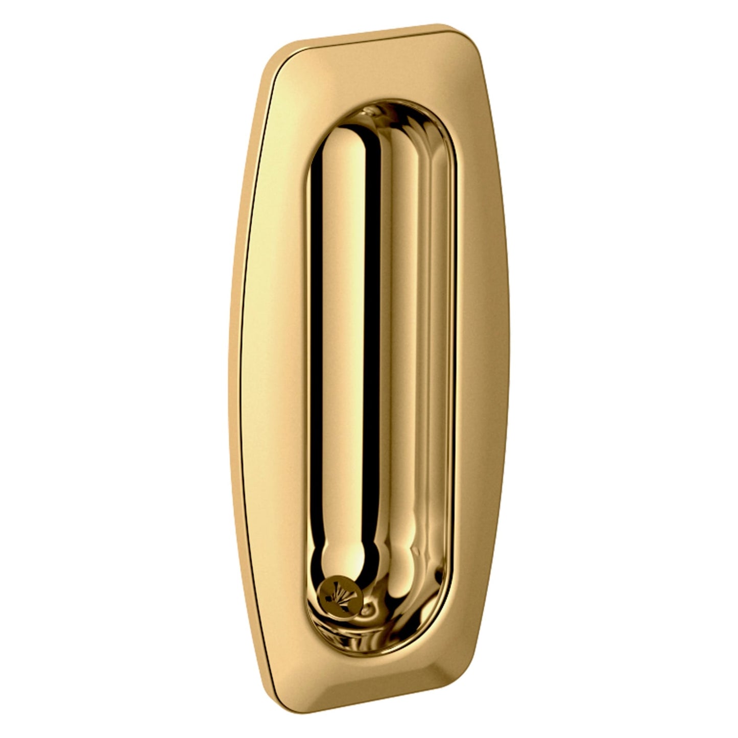 Baldwin Flush Pull in Lifetime (PVD) Polished Brass