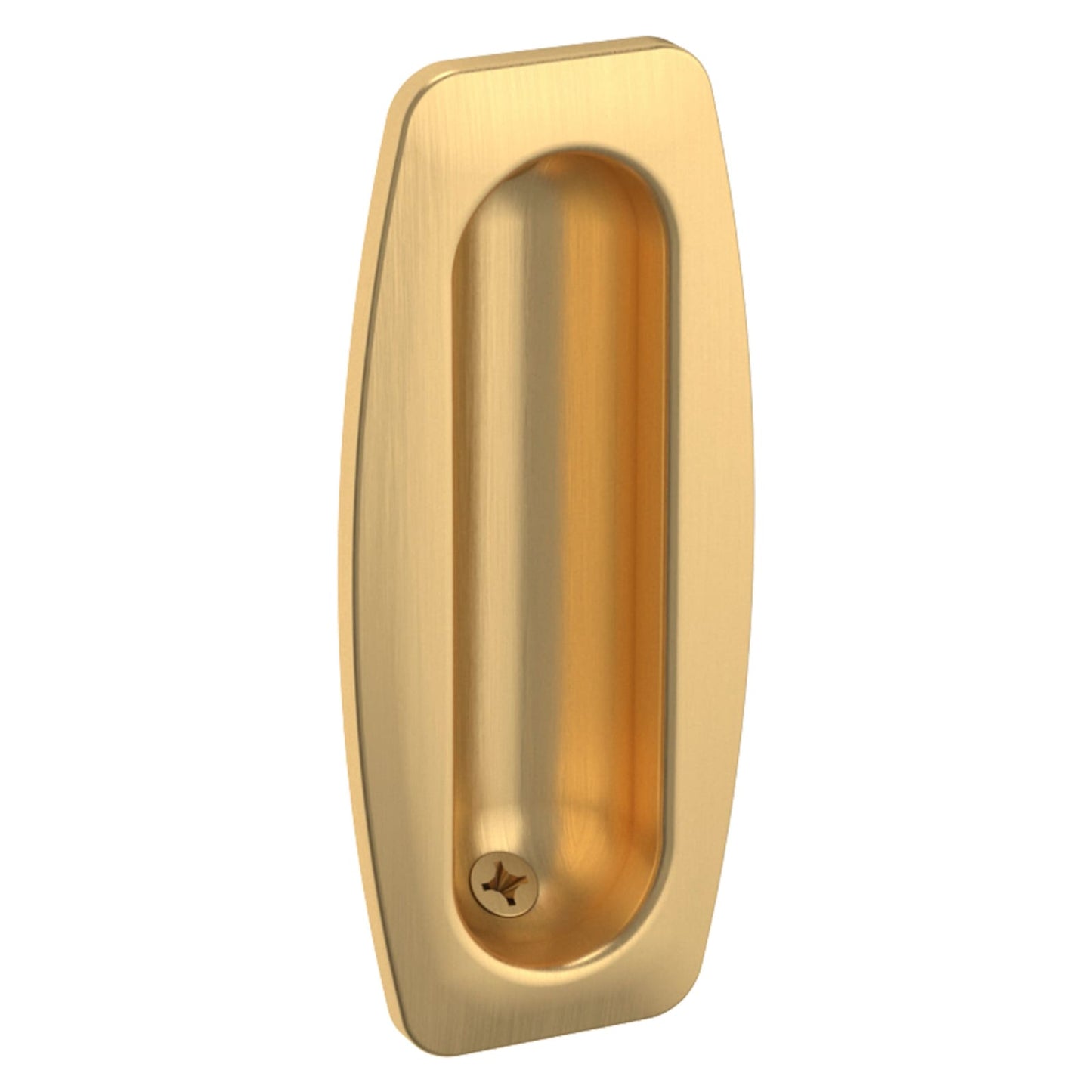 Baldwin Flush Pull in Lifetime (PVD) Satin Brass