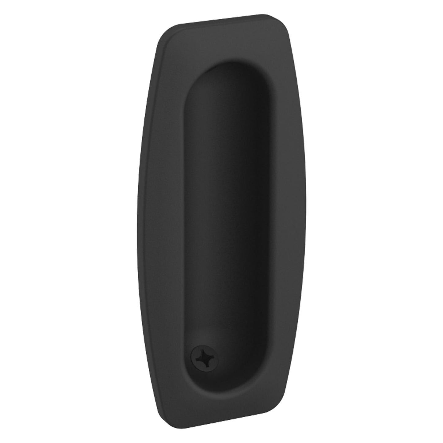 Baldwin Flush Pull in Satin Black