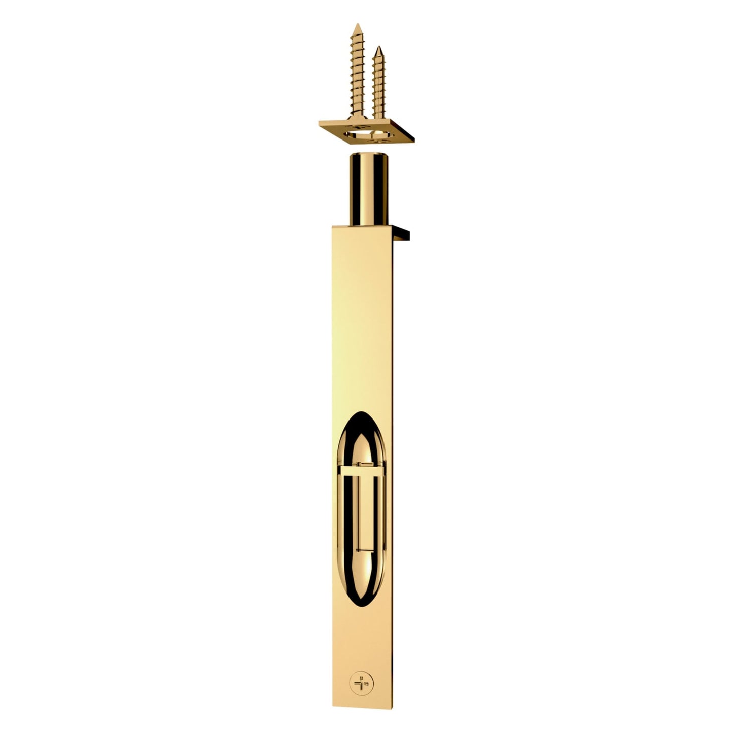 Baldwin Flush Bolt 6" in Lifetime (PVD) Polished Brass
