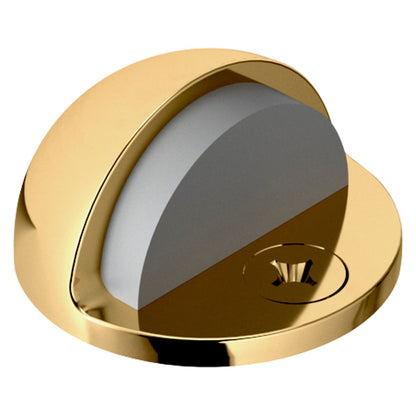 Baldwin Half Dome Door Bumper 1" in Polished Brass