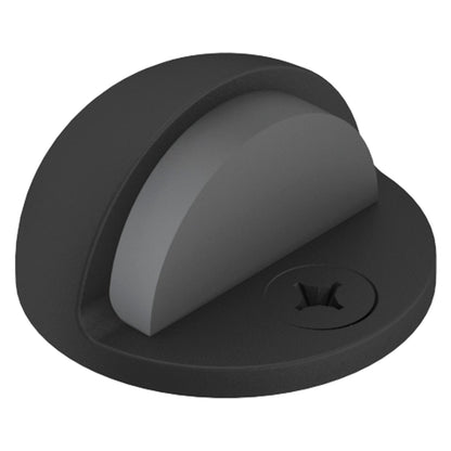 Baldwin Half Dome Door Bumper 1" in Satin Black