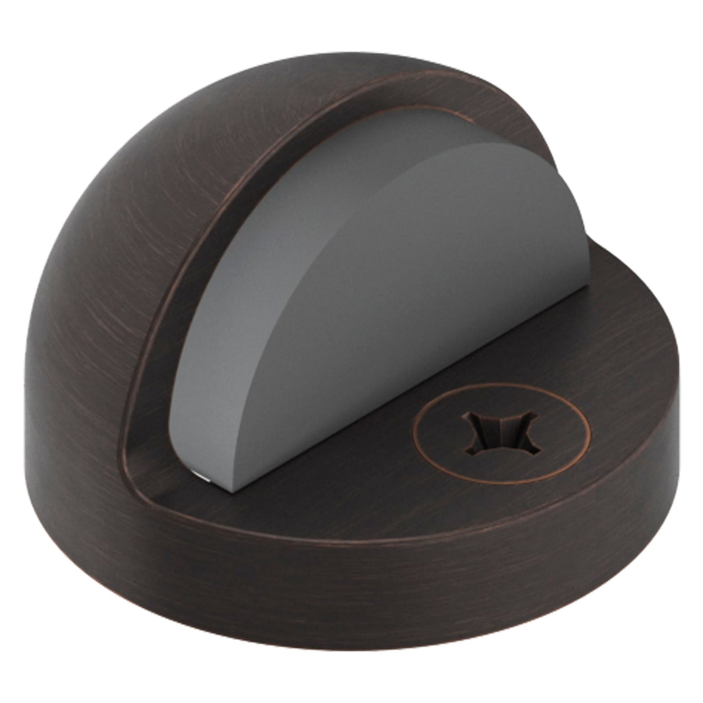 Baldwin Half Dome Door Bumper 1.2" in Venetian Bronze