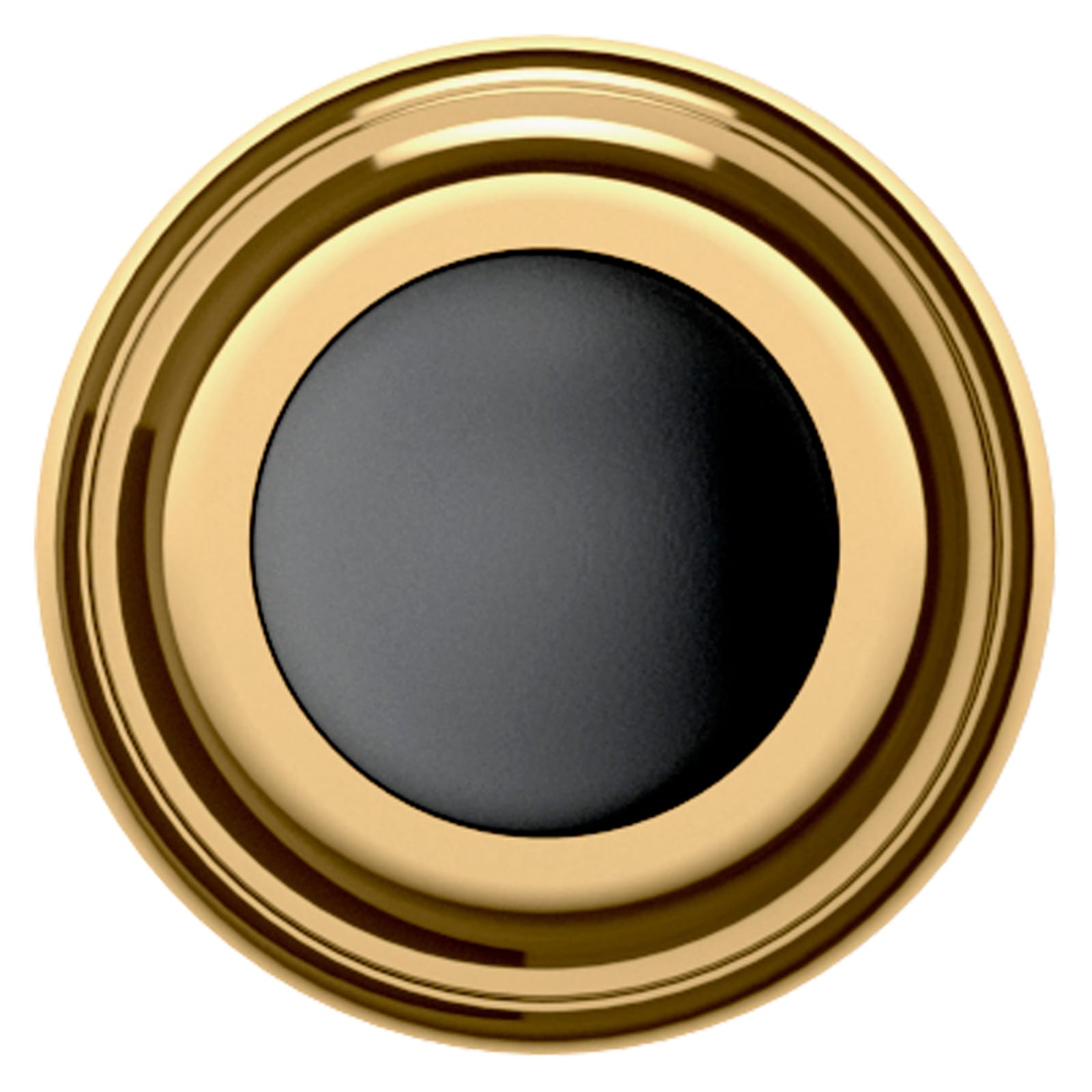 Baldwin Convex Wall Bumper 1" in Lifetime (PVD) Polished Brass