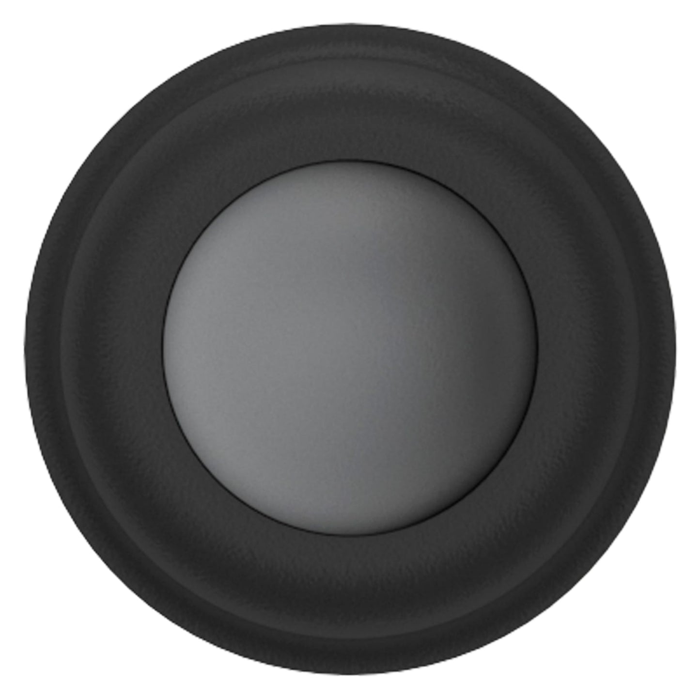 Baldwin Convex Wall Bumper 1" in Satin Black