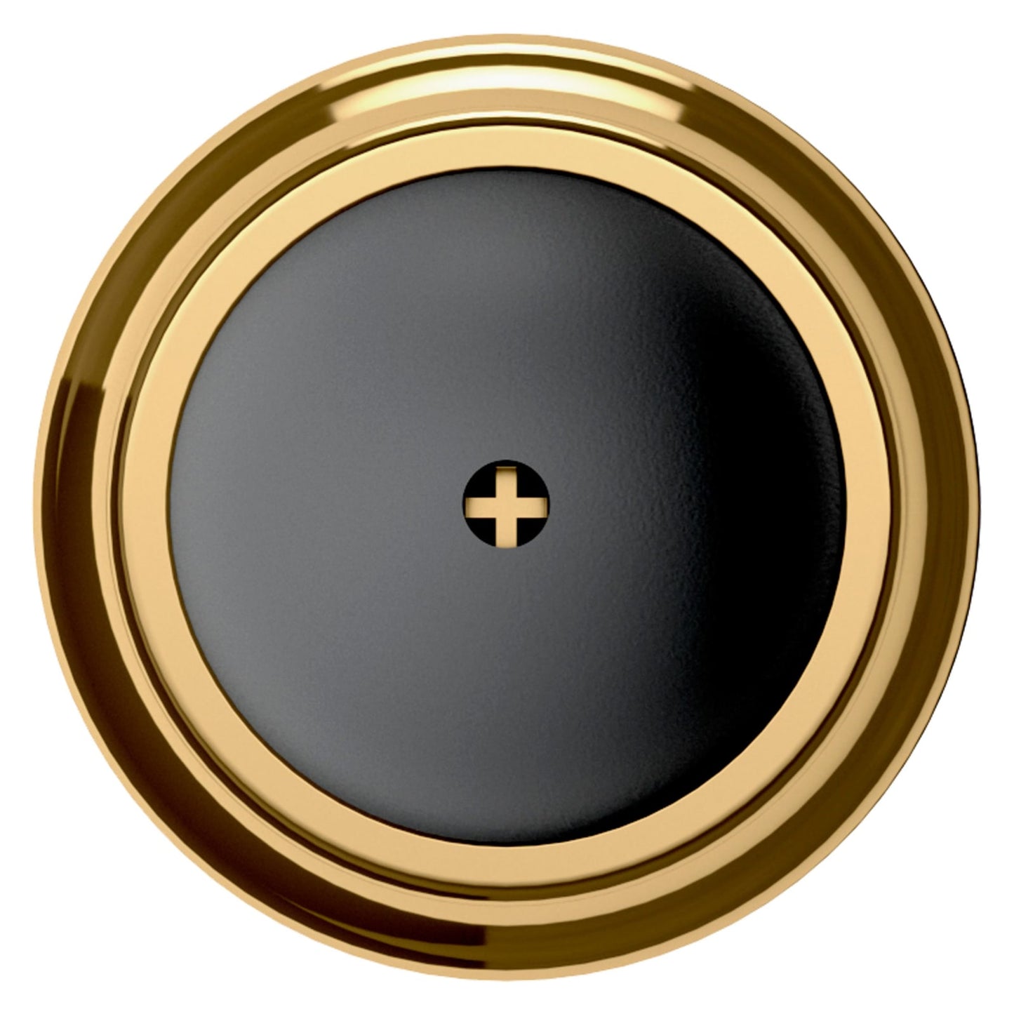 Baldwin Convex Wall Bumper in Lifetime (PVD) Polished Brass