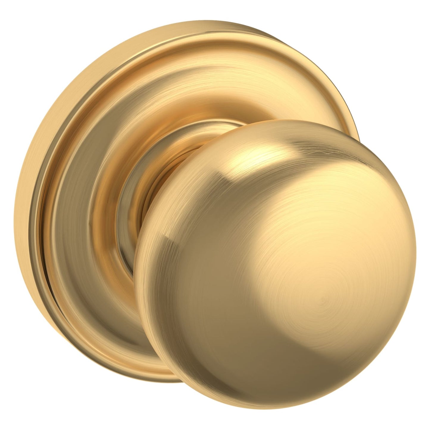 Baldwin Estate 5000 Baltimore (2") Knob Set in Lifetime (PVD) Satin Brass