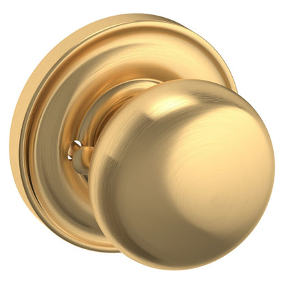 Baldwin Estate 5000 Baltimore (2") Knob Set in Lifetime (PVD) Satin Brass