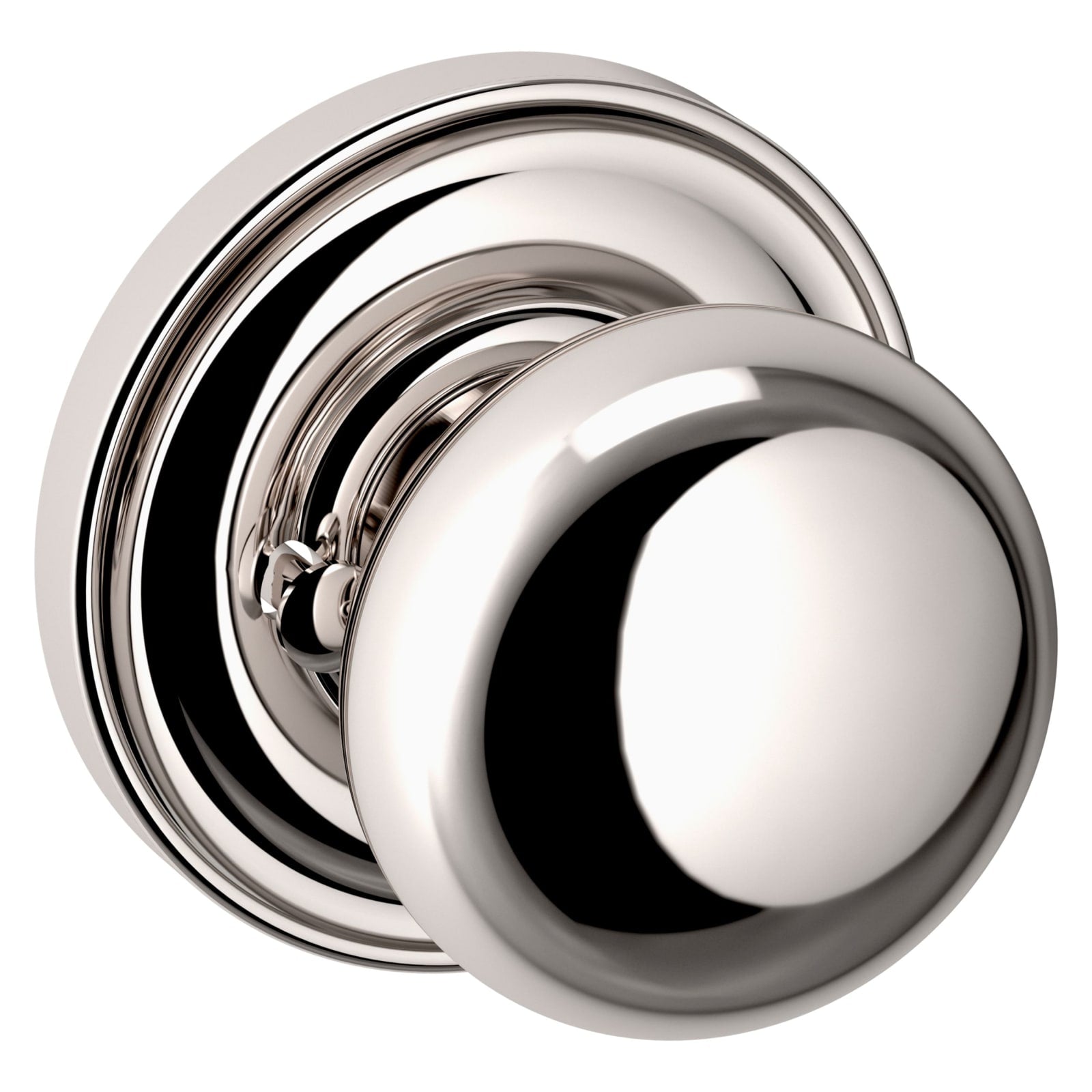 Baldwin Estate 5000 Baltimore (2") Knob Set in Lifetime (PVD) Polished Nickel