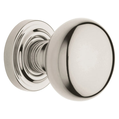 Baldwin Estate 5000 Baltimore (2") Knob Set in Lifetime (PVD) Polished Nickel