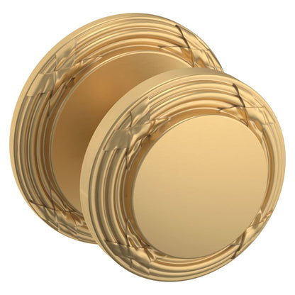 Baldwin Estate 5013 Edinburgh Knob Set in Vintage Brass