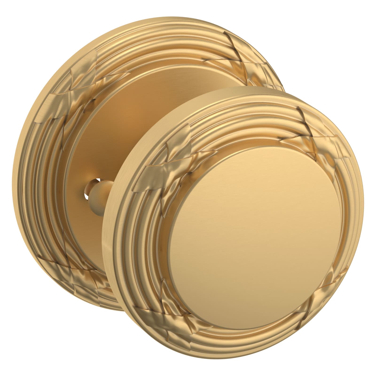 Baldwin Estate 5013 Edinburgh Knob Set in Vintage Brass