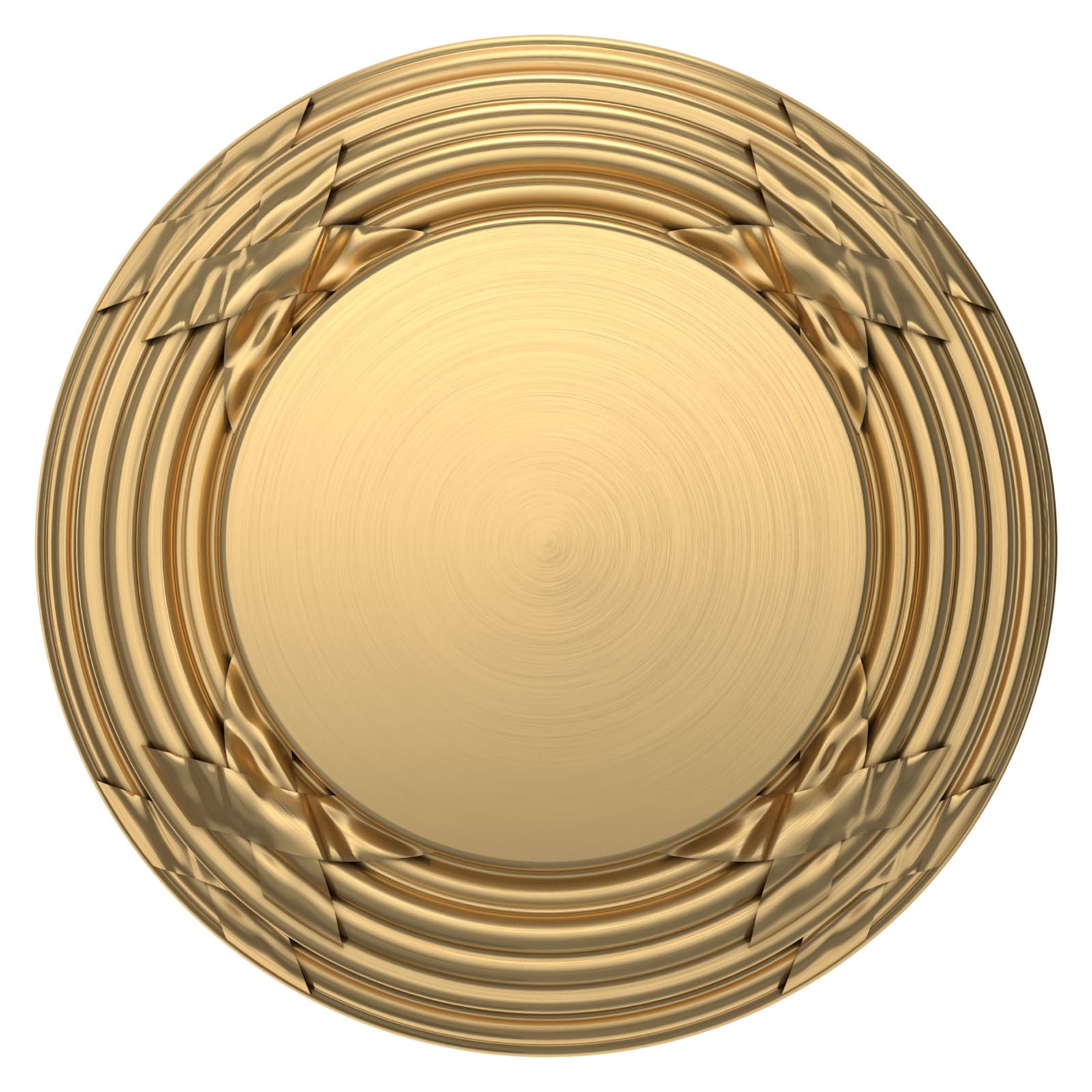 Baldwin Estate 5013 Edinburgh Knob Set in Lifetime (PVD) Satin Brass