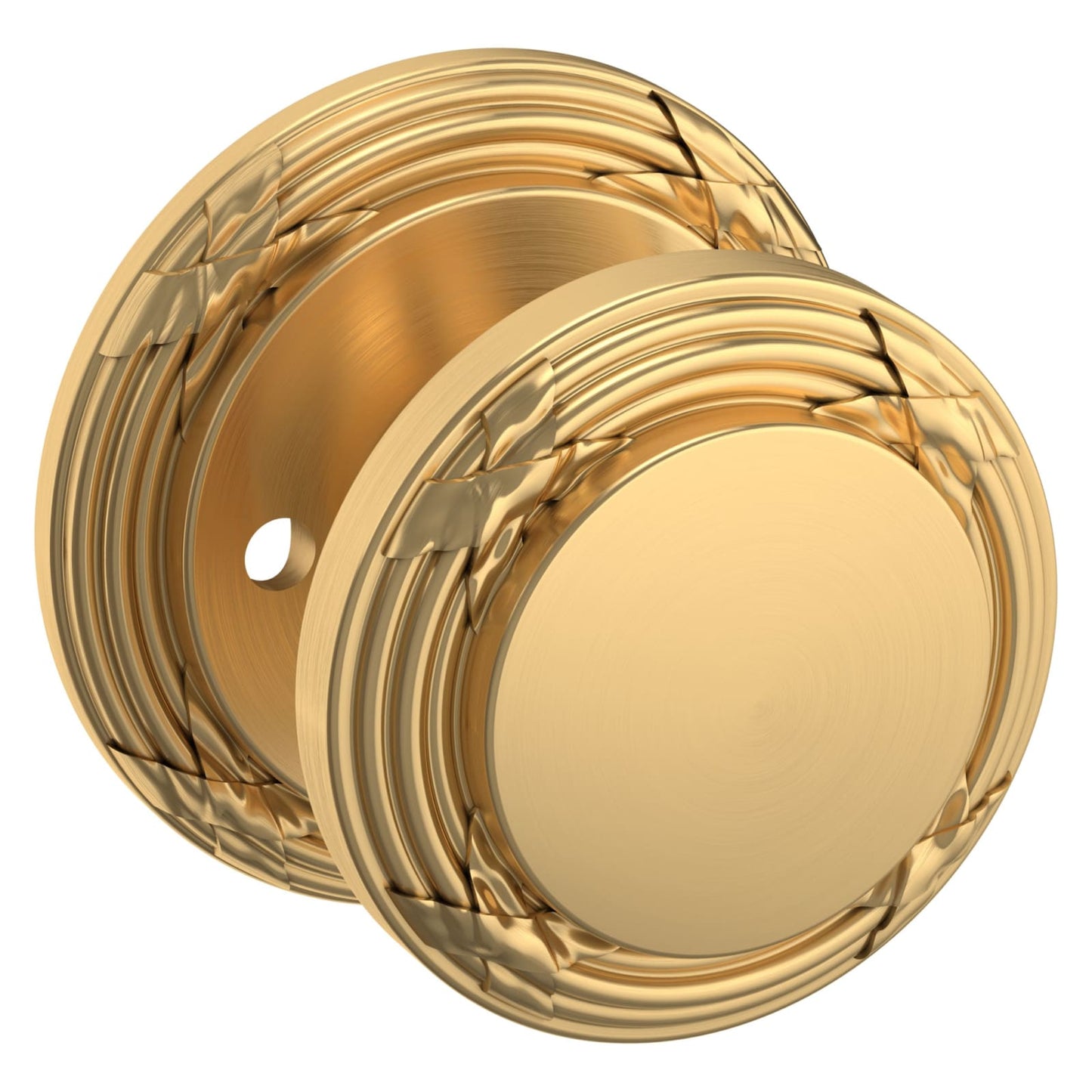 Baldwin Estate 5013 Edinburgh Knob Set in Lifetime (PVD) Satin Brass
