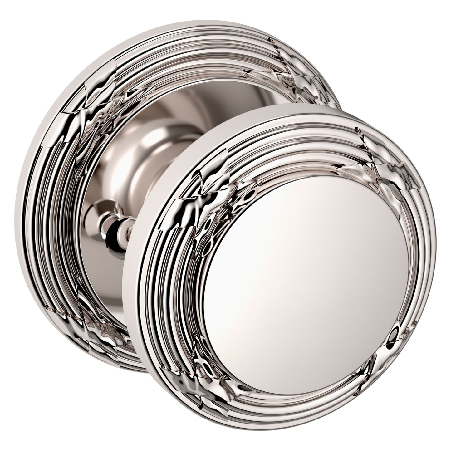 Baldwin Estate 5013 Edinburgh Knob Set in Lifetime (PVD) Polished Nickel