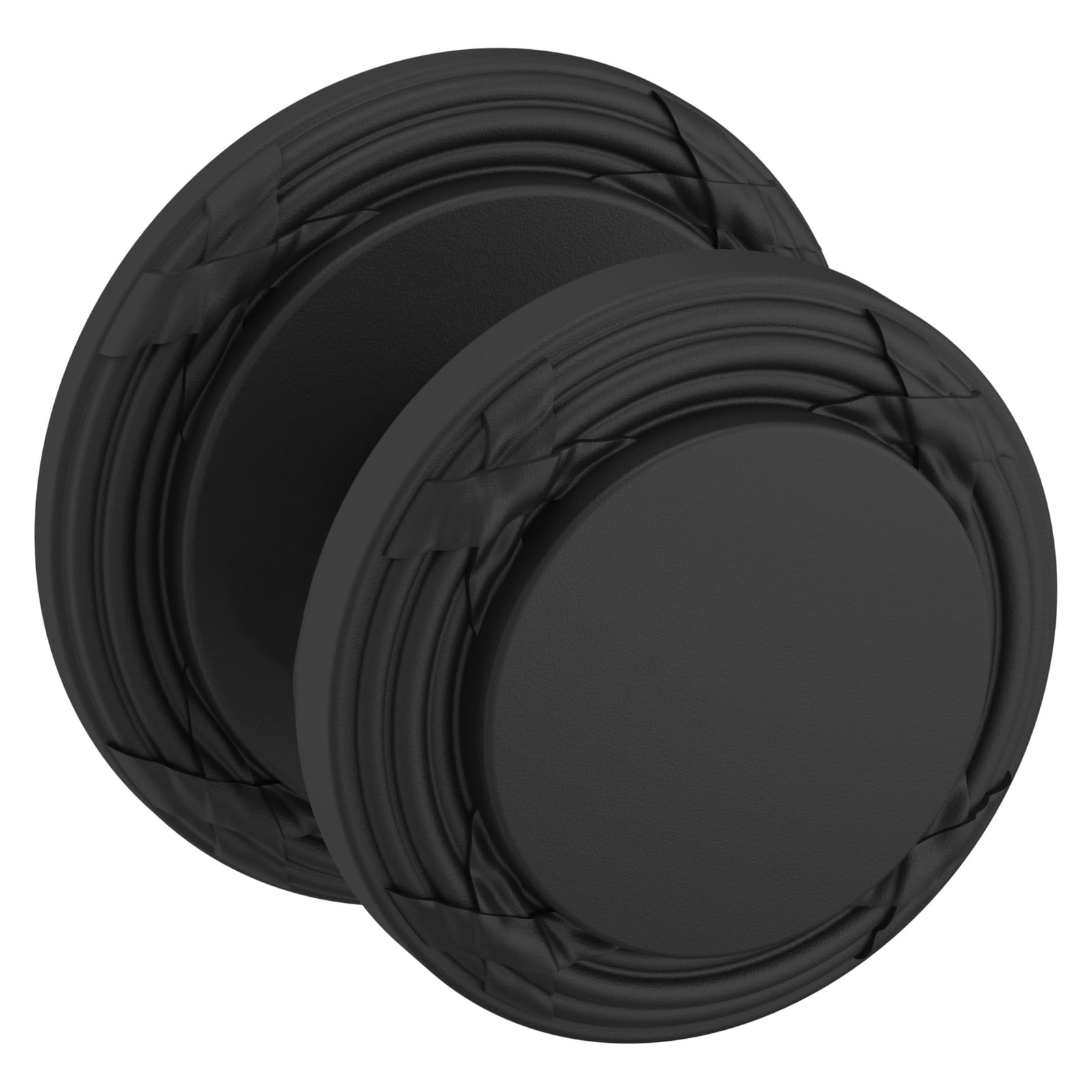 Baldwin Estate 5013 Edinburgh Knob Set in Satin Black