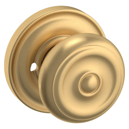 Baldwin Estate 5020 Colonial Knob Set in Vintage Brass