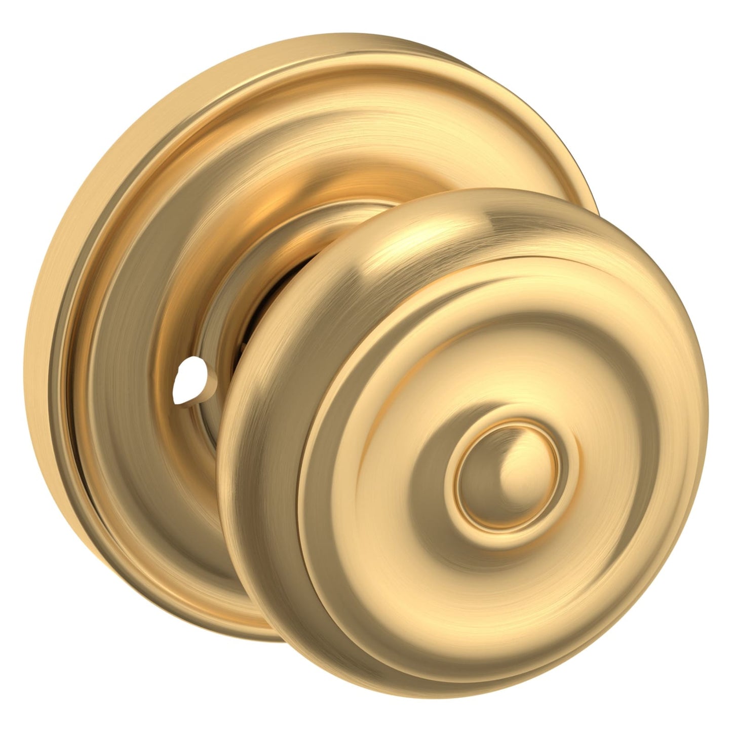 Baldwin Estate 5020 Colonial Knob Set in Lifetime (PVD) Satin Brass