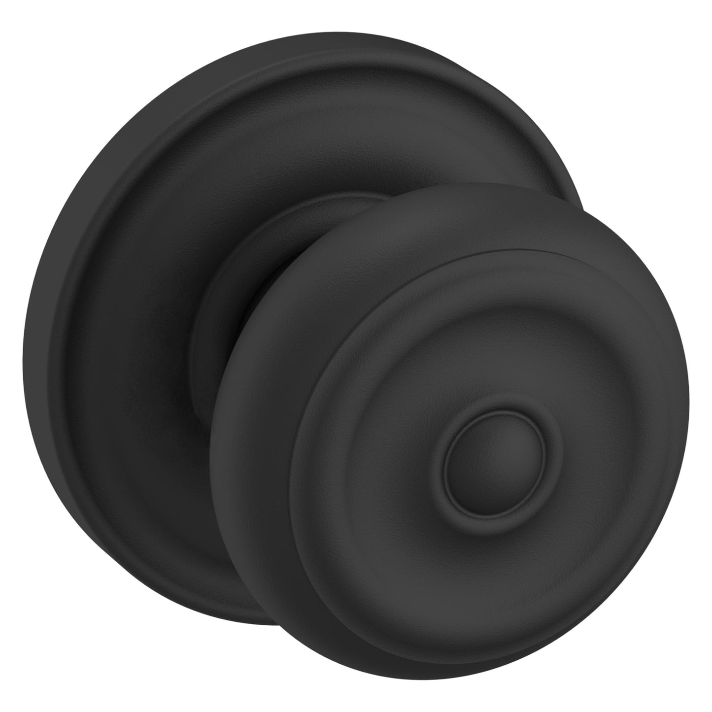 Baldwin Estate 5020 Colonial Knob Set in Satin Black