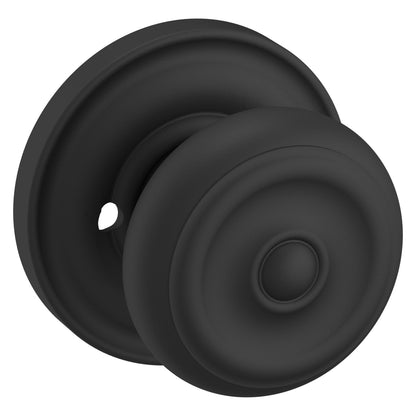Baldwin Estate 5020 Colonial Knob Set in Satin Black