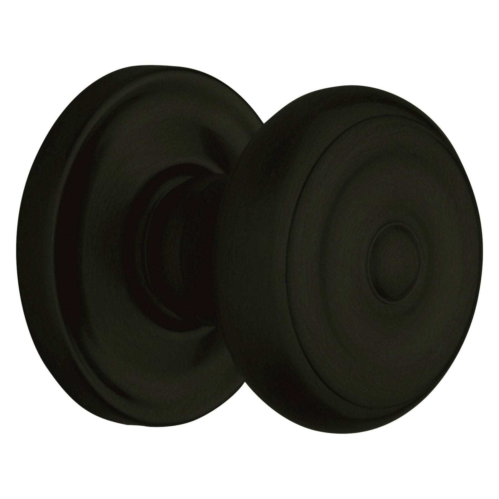 Baldwin Estate 5020 Colonial Knob Set in Satin Black