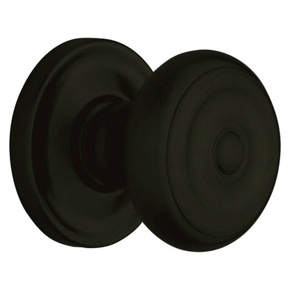 Baldwin Estate 5020 Colonial Knob Set in Satin Black