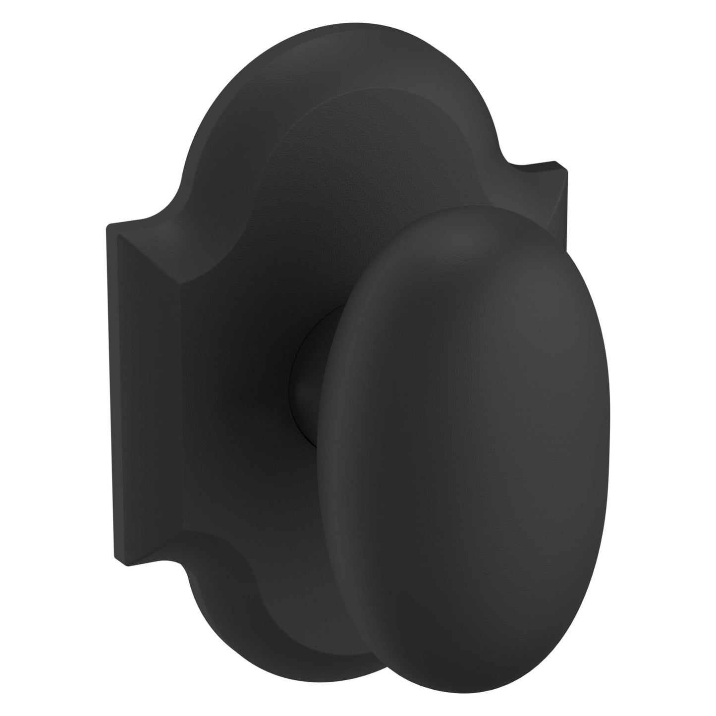 Baldwin Estate 5024 Knob Set in Satin Black