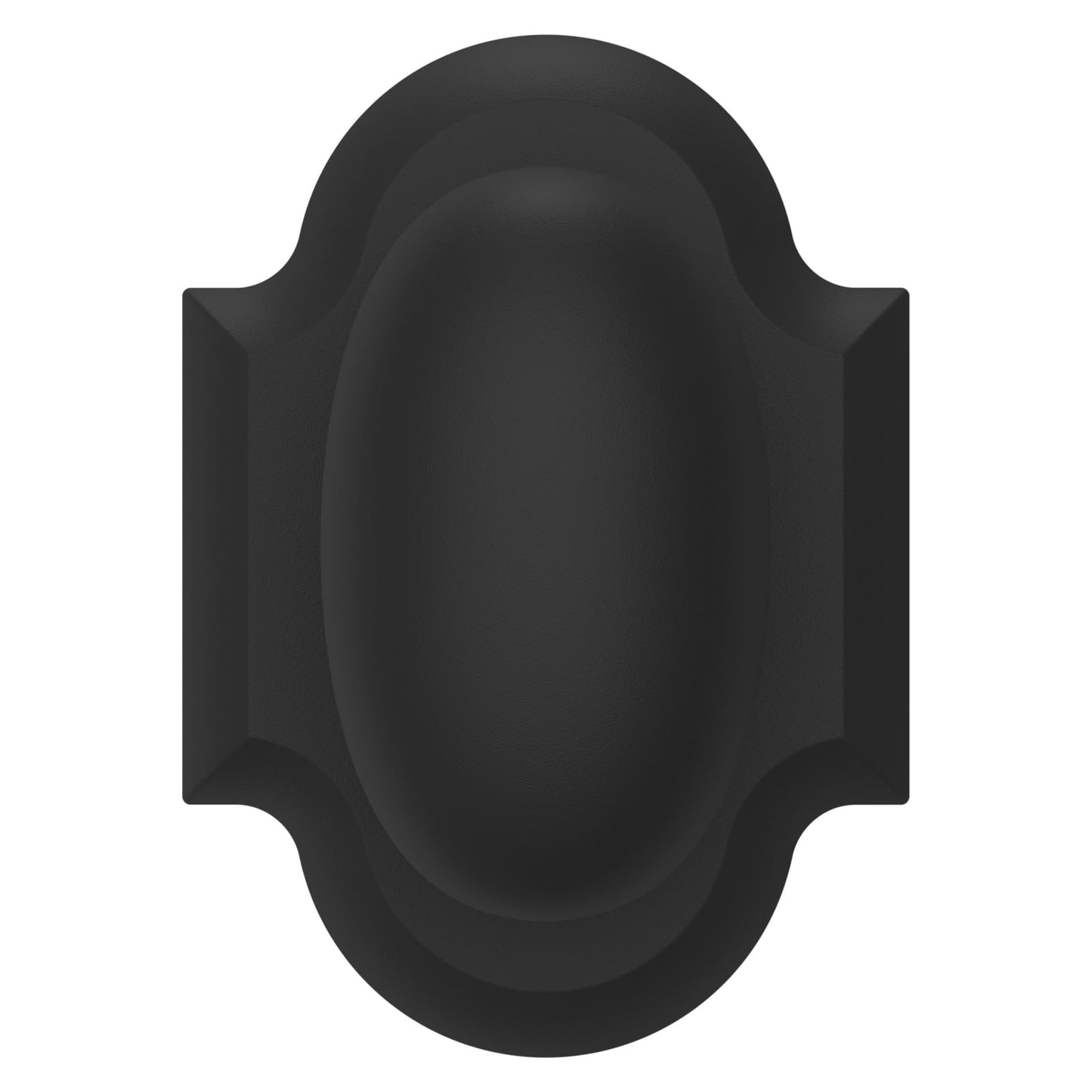 Baldwin Estate 5024 Knob Set in Satin Black
