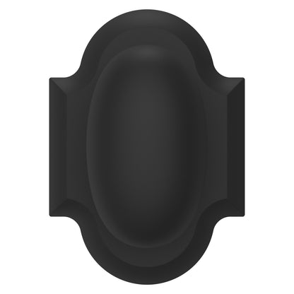 Baldwin Estate 5024 Knob Set in Satin Black