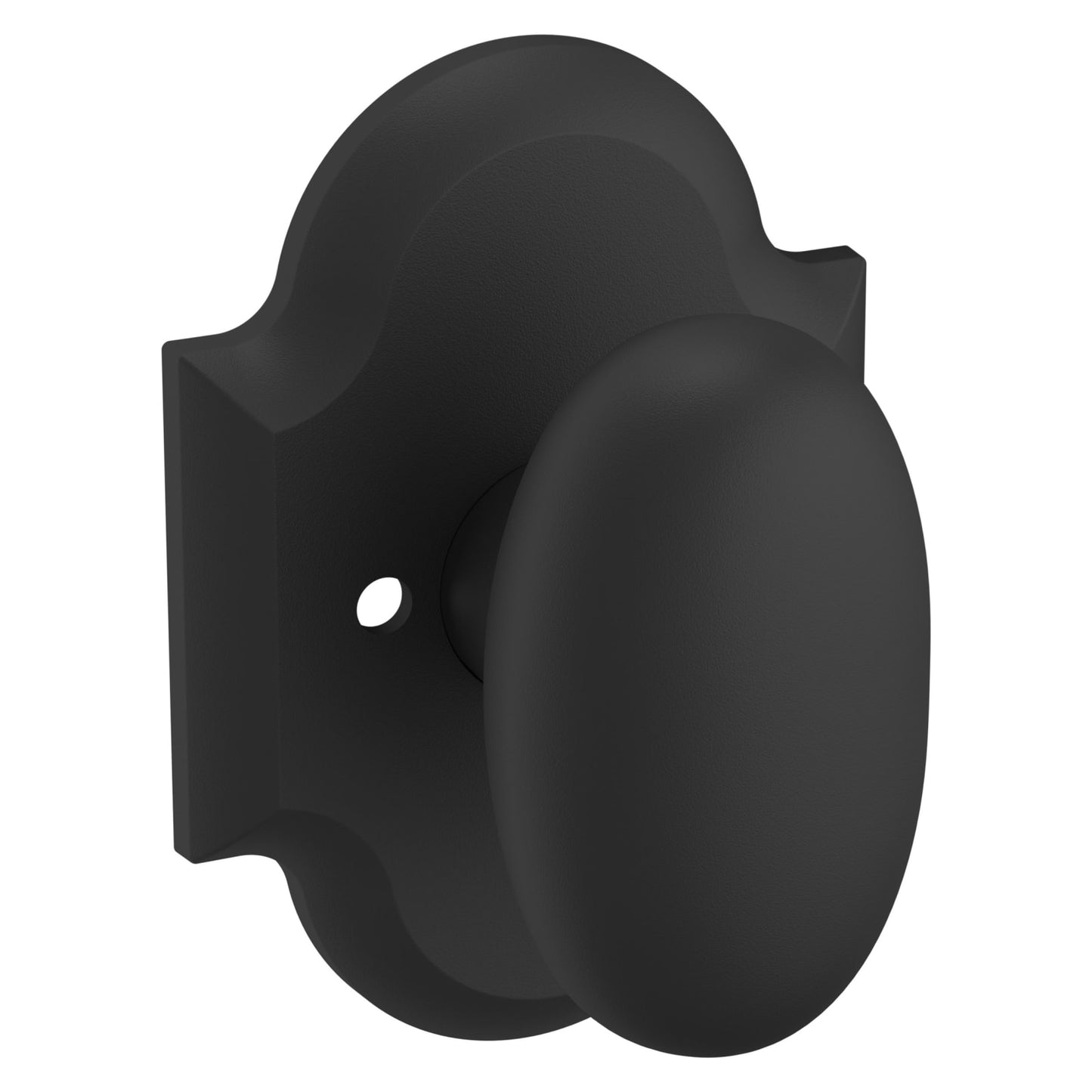 Baldwin Estate 5024 Knob Set in Satin Black