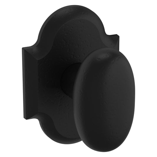 Baldwin Estate 5024 Knob Set in Distressed Oil Rubbed Bronze