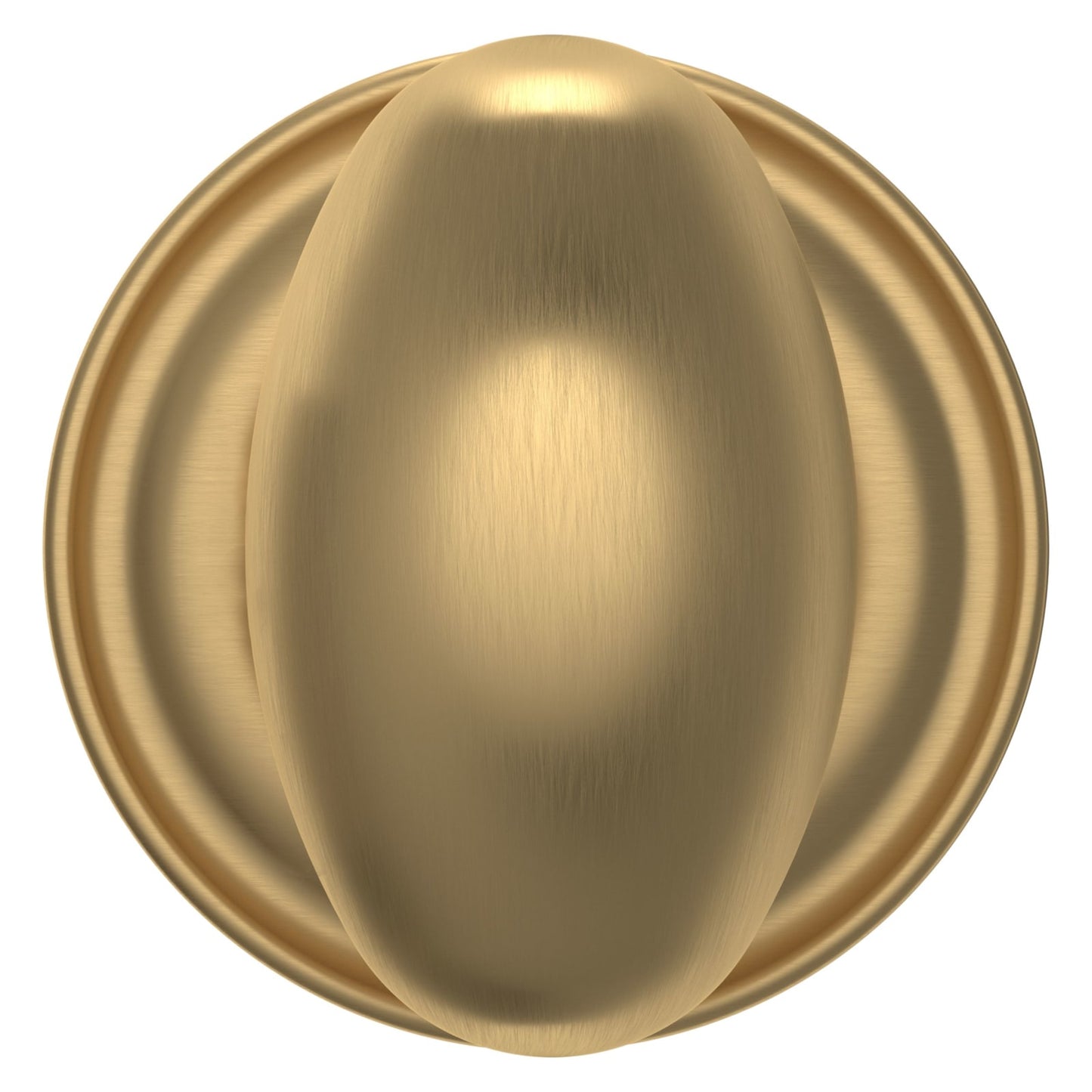 Baldwin Estate 5025 Egg Knob Set in Vintage Brass