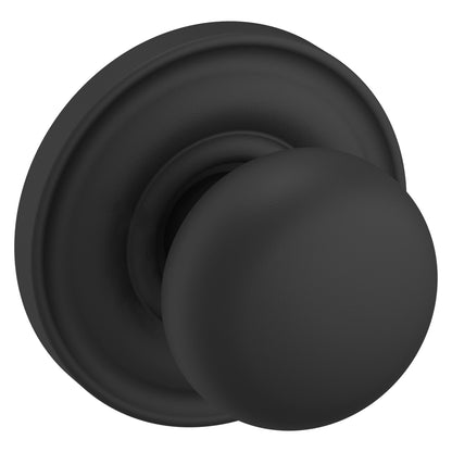 Baldwin Estate 5030 Knob Set in Satin Black