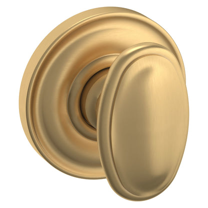 Baldwin Estate 5057 Knob Set in Vintage Brass