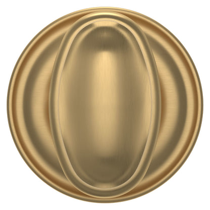 Baldwin Estate 5057 Knob Set in Vintage Brass
