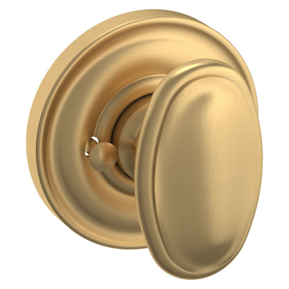 Baldwin Estate 5057 Knob Set in Vintage Brass