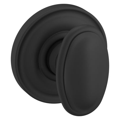 Baldwin Estate 5057 Knob Set in Satin Black