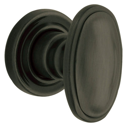 Baldwin Estate 5057 Knob Set in Satin Black